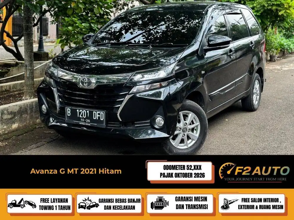 Toyota Avanza G MT 2021 Hitam