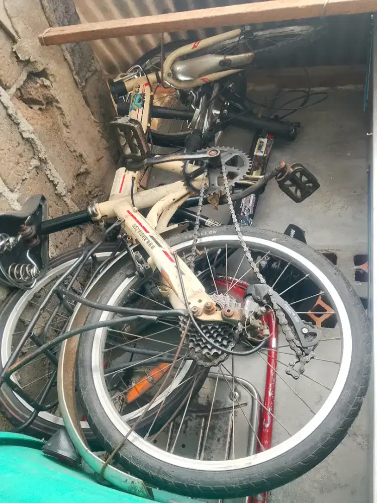 Sepeda lipat aleoca ukuran 20 inc