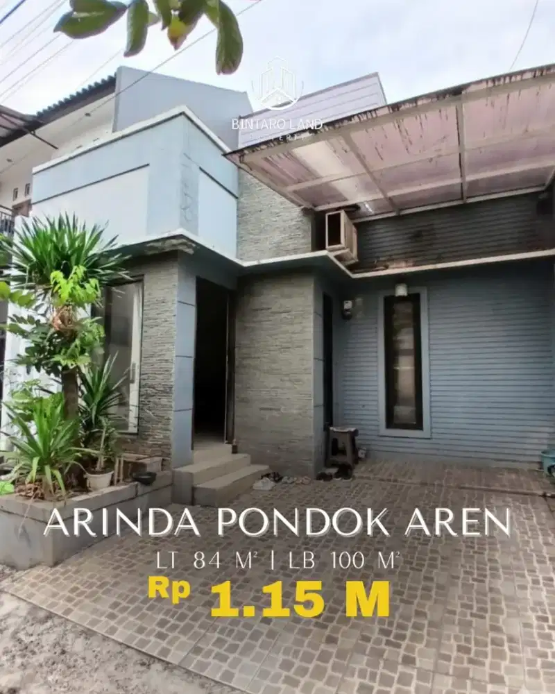 Rumah dijual di dalam cluster Arinda Pondok Aren
