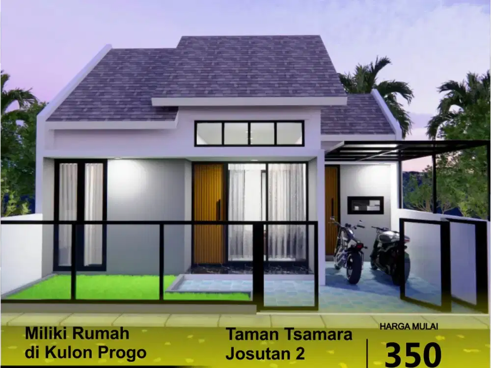 rumah di pengasih kulon progo dekat alun alun wates dan jalan nasional