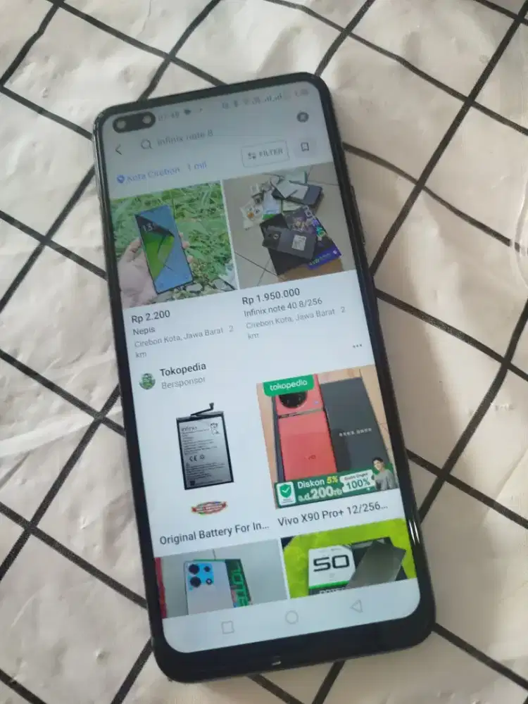 Hp infinix note 8 4/64