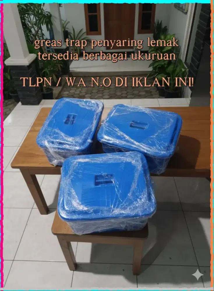 GRESTREP - grease trap -Penjebak Minyak