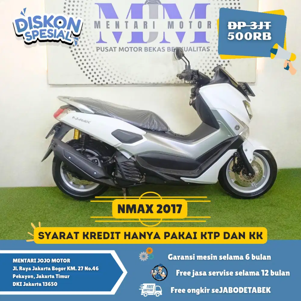 NMAX OLD 2017 DP 500RB ANGSURAN 37RB/HRI CASH KREDIT
