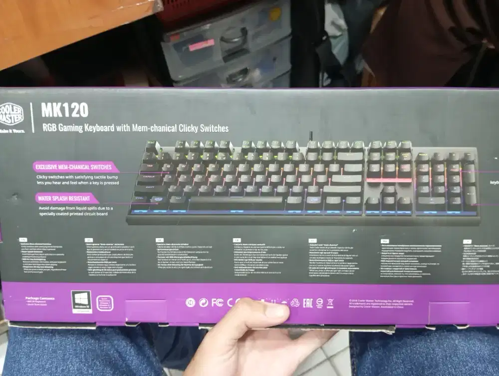 Keyboard Cooler master MK 120 RGB