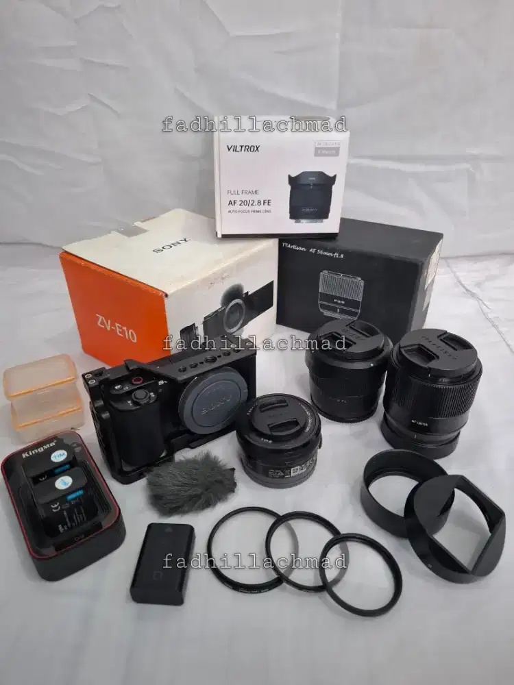 SONY ZV-E10, Lensa AF Viltrox 20mm f2.8 & Lensa AF TTartisan 56mm f1.8