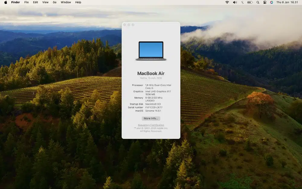 DIJUAL MACBOOK AIR 2018 8/128, COD, SEGERA... NEGO