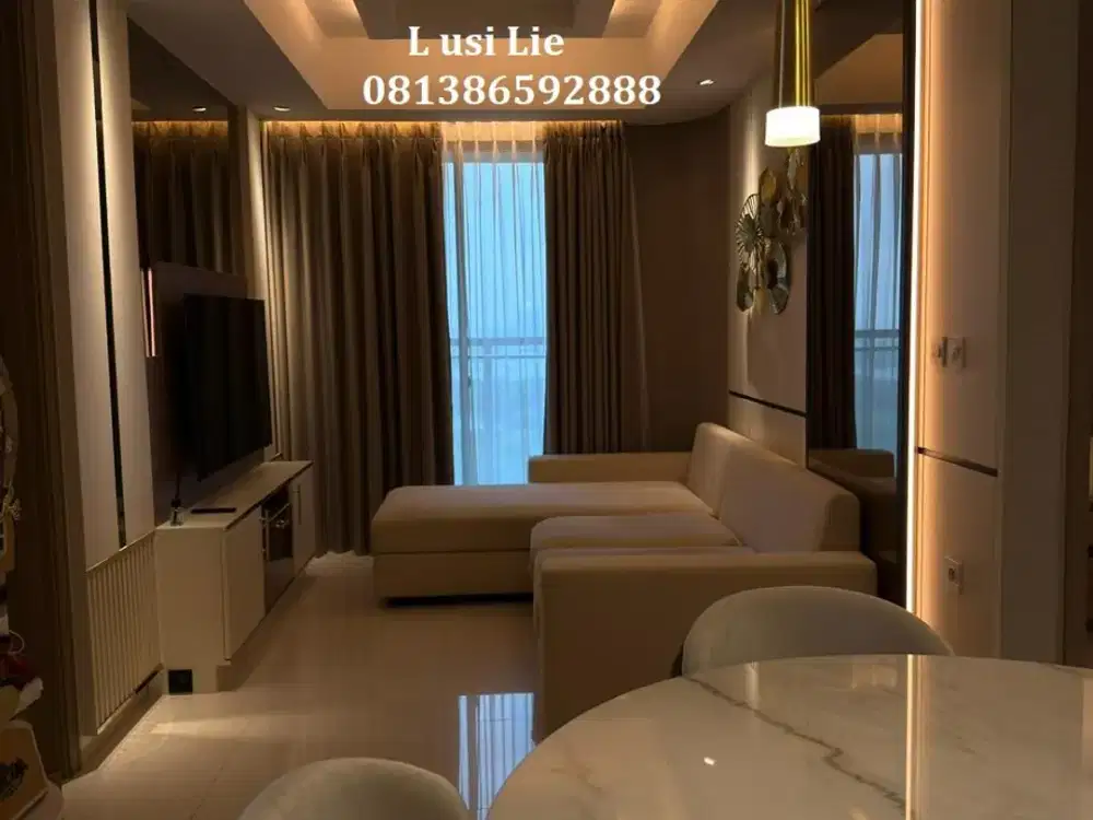 Apartemen Gold Coast Pik 3 BR Furnished bagus mewah, sea view