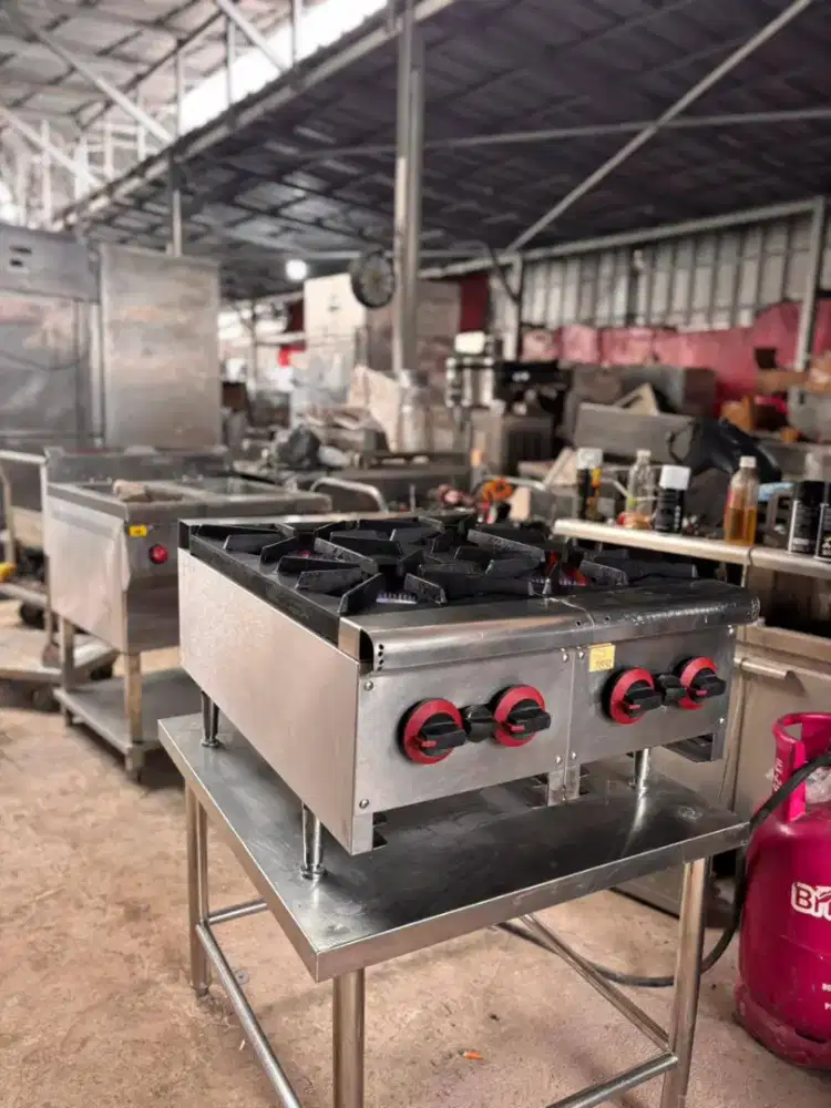 Big Sale Kompor 4 Tungku Medium pressure plus meja