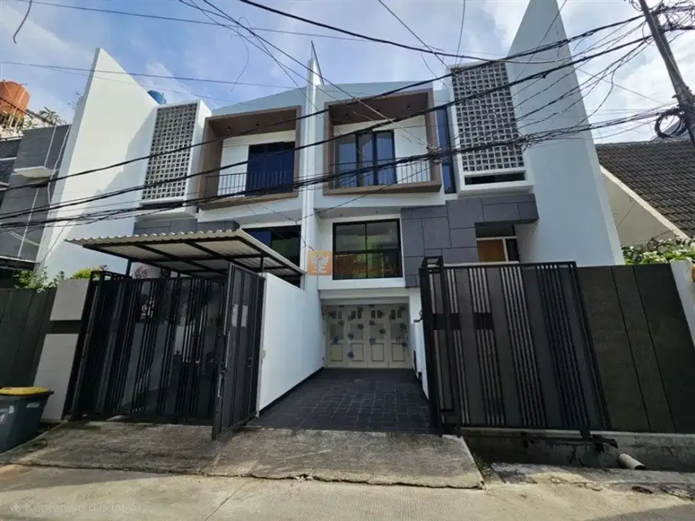 Dijual Rumah Bangunan Baru Design Modern Kekinian Rumah Komplek Kavling Polri 2,5 Lantai Hunian Nyaman Untuk Keluarga Besar Area Jelambar Jakarta Bara