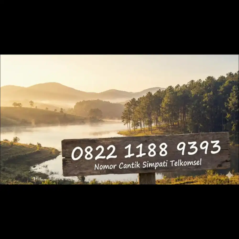 Nomor cantik telkomsel simpati rapih 9393