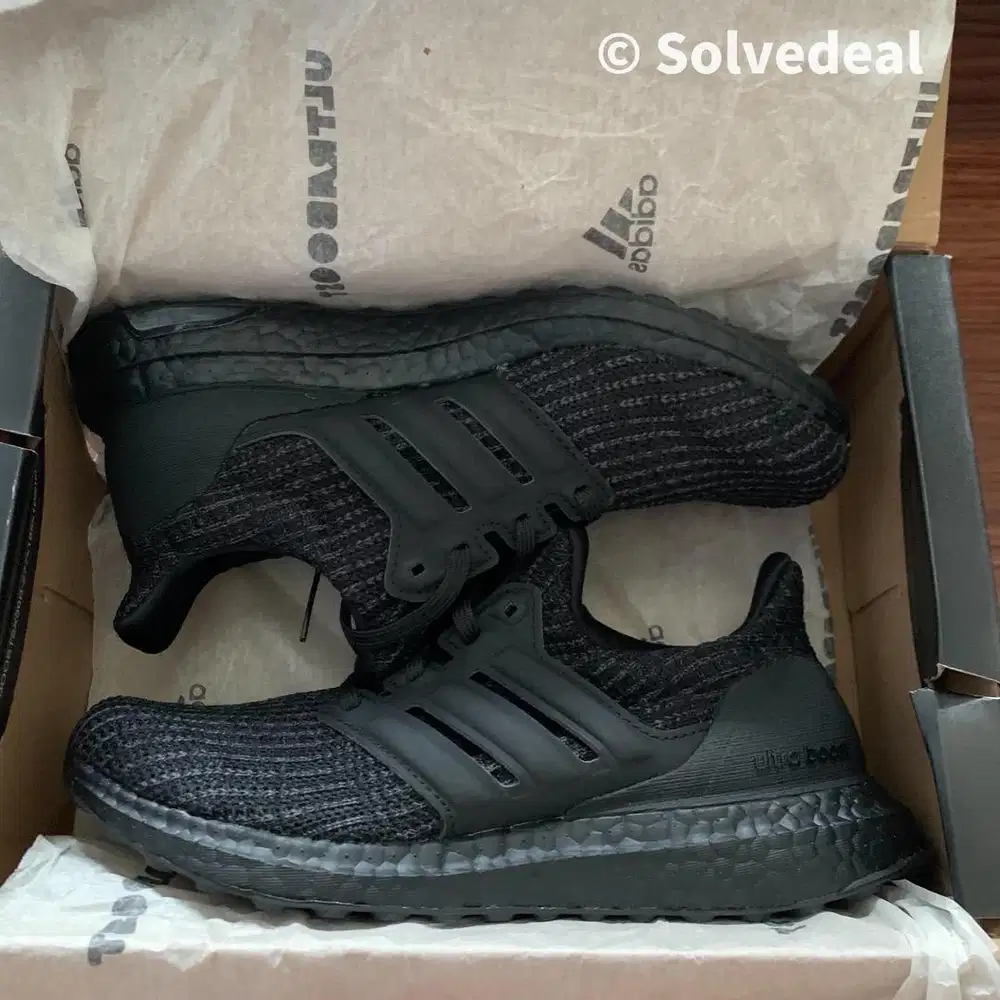 Sepatu Adidas Ultraboost 4.0 DNA Core Black Original BNIB