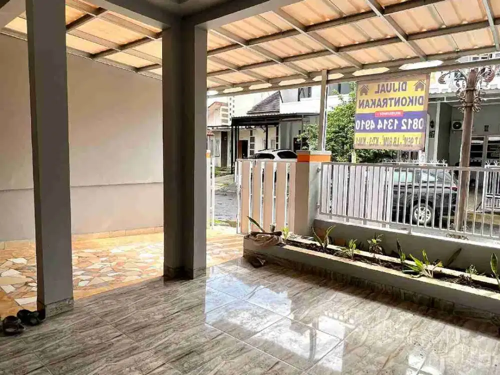 disewakan rumah bukit cimanggu city rapi bersih