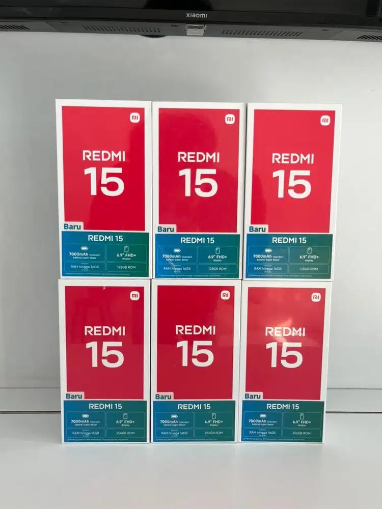 PROMO REDMI 15 RAM 8/128 & RAM 8/256 BARU,SEGEL,BERGARANSI