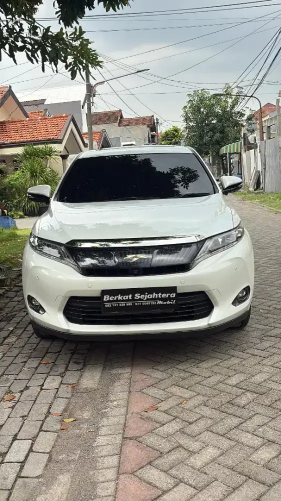 Tdp 40 toyota harrier 2.0 putih 2014 full orisinil
