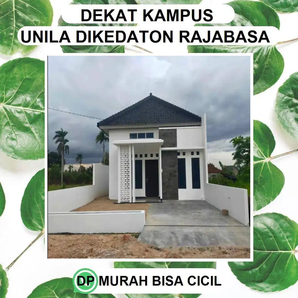 RUMAH Hunian Strategis dan Terjangkau di Pinggir Jalan H. Komarudin