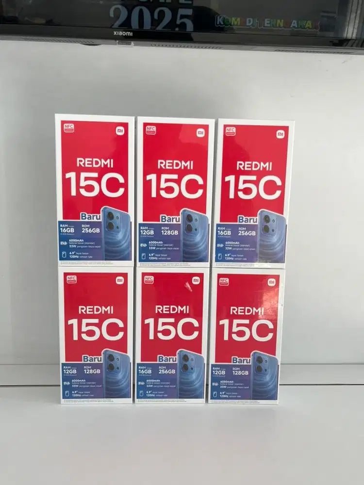 PROMO REDMI 15C RAM 6/128 & RAM 8/256 BARU,SEGEL,BERGARANSI