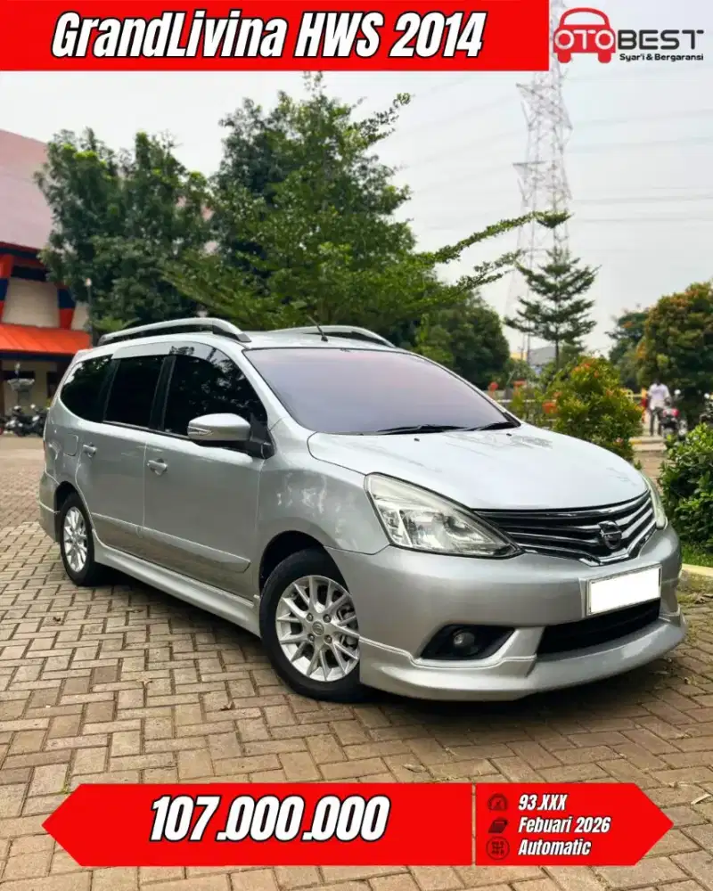 Cash Grand Livina HWS 1.5 AT 2014