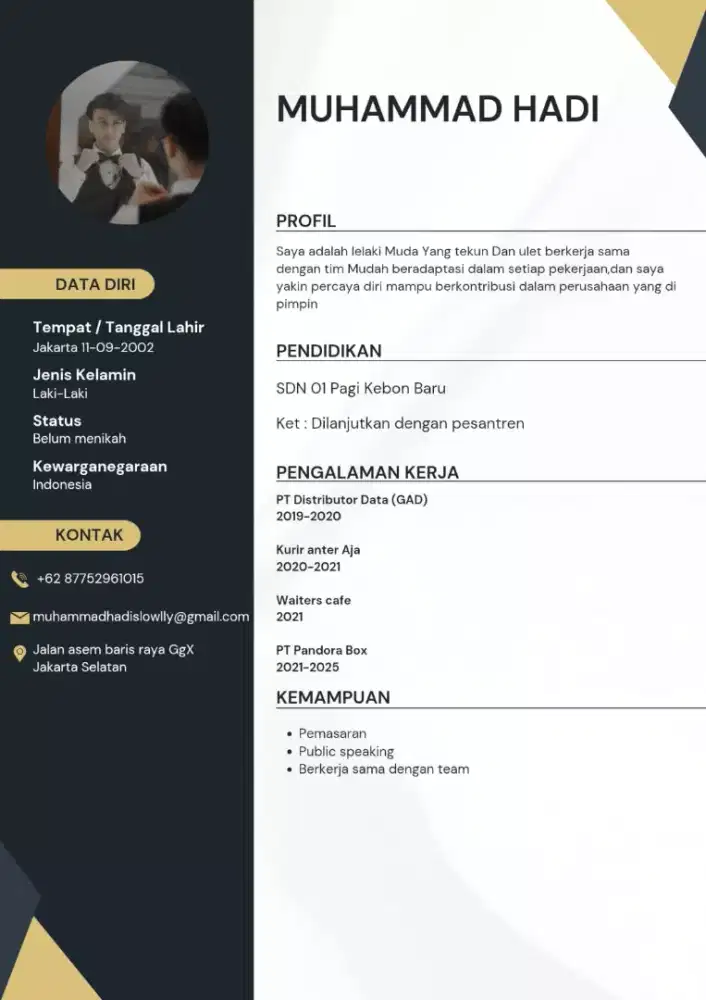 Cari pekerjaan frelance atau tetap