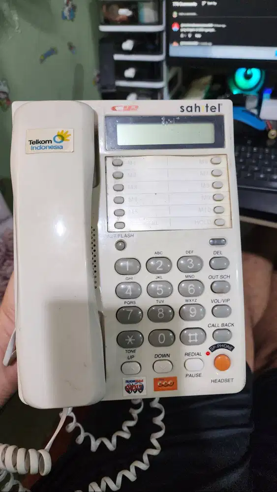 PESAWAT TELEPON RUMAH KANTOR SAHITEL S75W KONDISI NORMAL