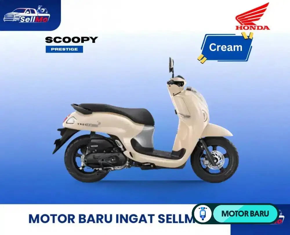 PROMO MOTOR HONDA SCOOPY FASHION SCOOPY STYLISH DAN PRESTIGE