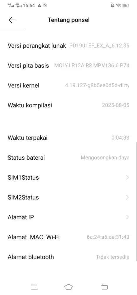 Jual tt hp vivo Y12