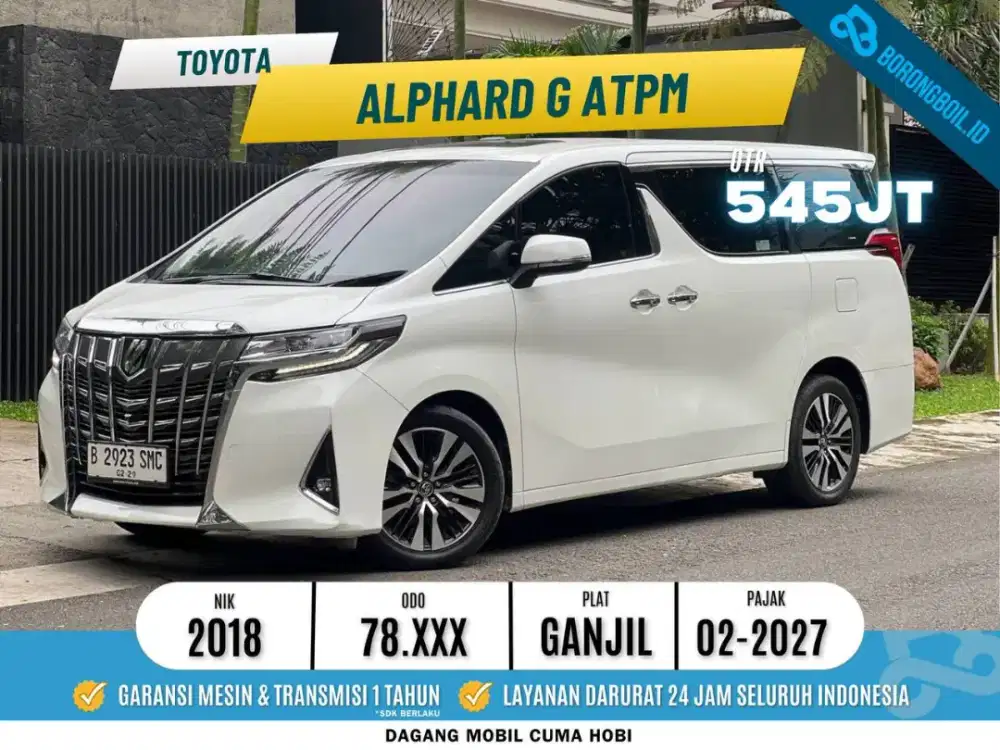 Toyota Alphard G ATPM 2018 Putih