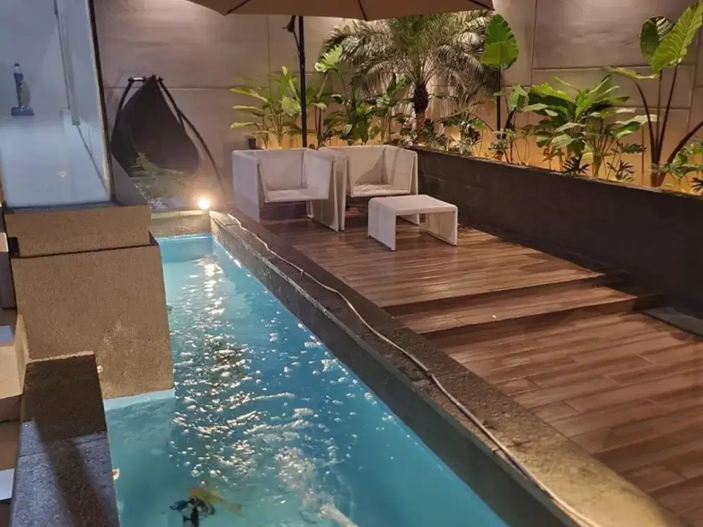 Disewakan Rumah Mewah Golf Island Pik Uk 10X25 Full Furnish 550Jt