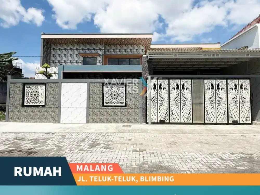 Rumah Modern Furnish di Teluk Teluk Blimbing Malang Dekat Araya