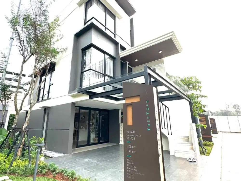 rumah tangerang ,parkserpong  3 lantai, 3KT,cicilan start form 3jutaan harga launching