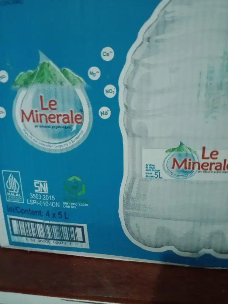 JUAL AIR MINUM LE MINERALE 5 LITER