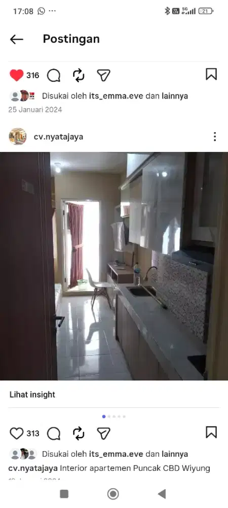 Semurah kamar kos full furnish