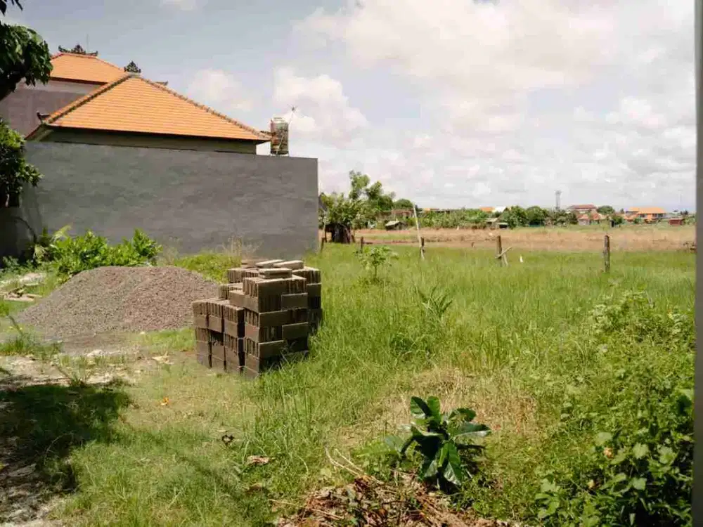 Tanah Strategis View Sawah Bonus Gudang Dekat Pantai Mertasari