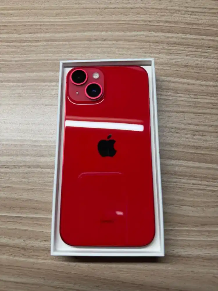 Iphone 14 ex RESMI 128gb warna merah