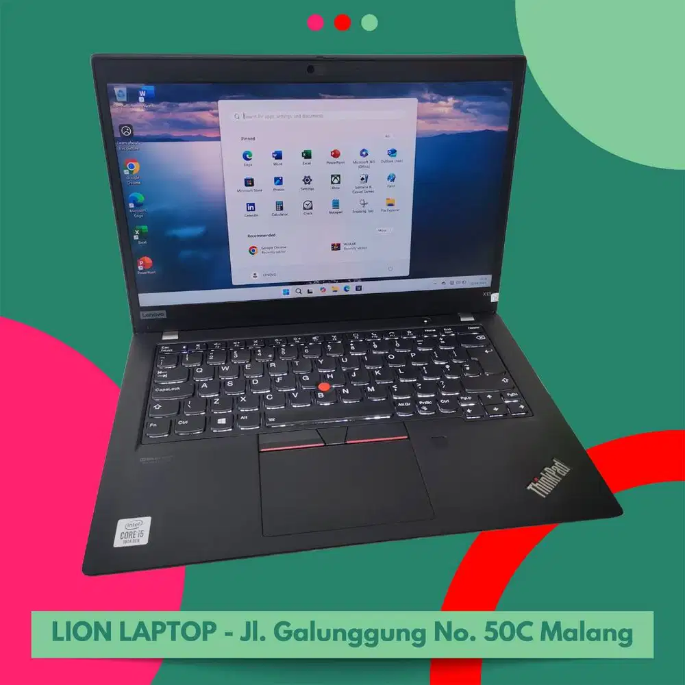 Core i5 Gen 10 slim mulus RAM 8GB SSD 256 Lenovo Thinkpad X13 [08|01]