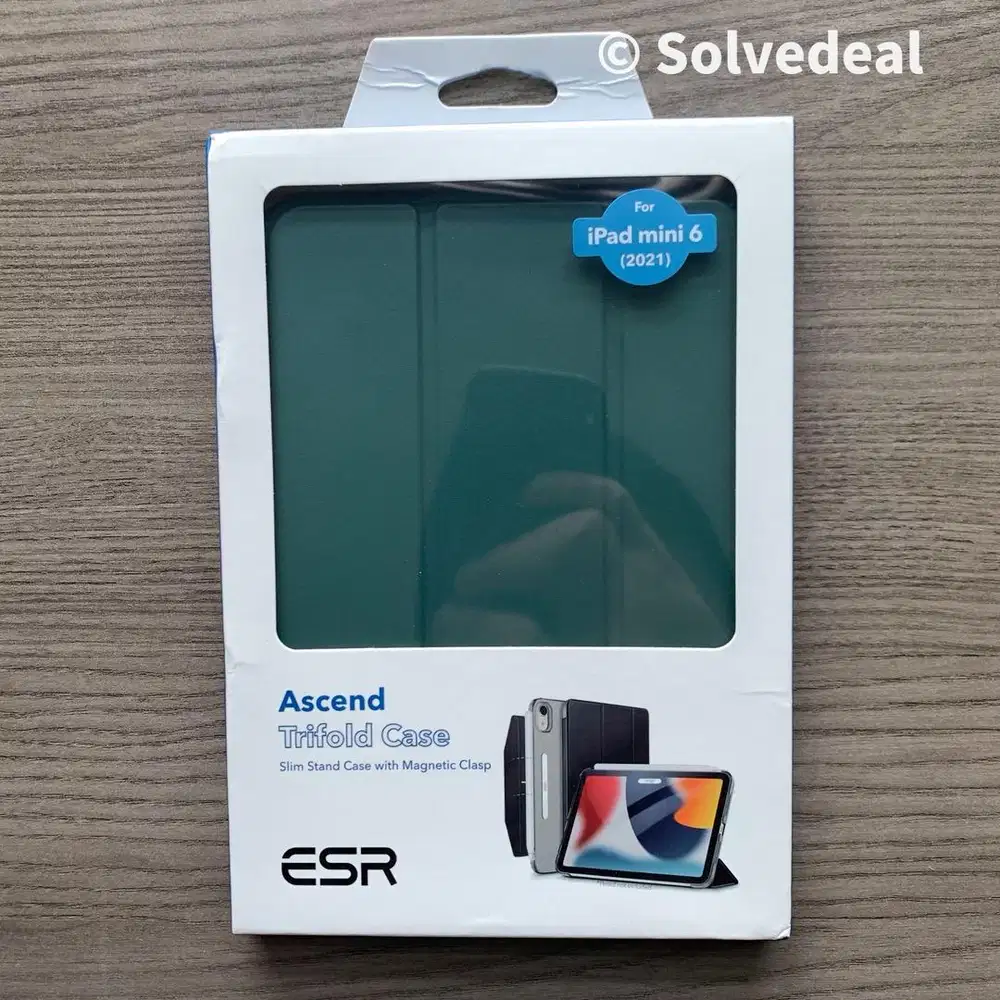 Smart Case ESR Ipad Mini 6 / 7 8.3 Inch Hijau – Baru & Berkualitas