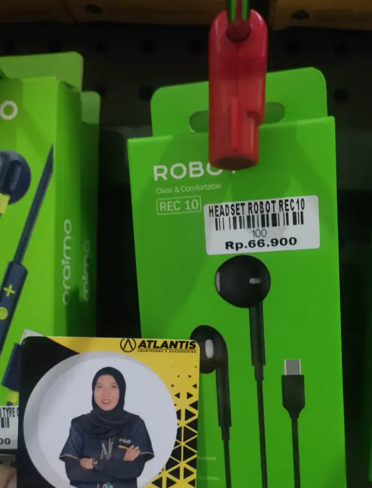 HEADSET ROBOT REC10