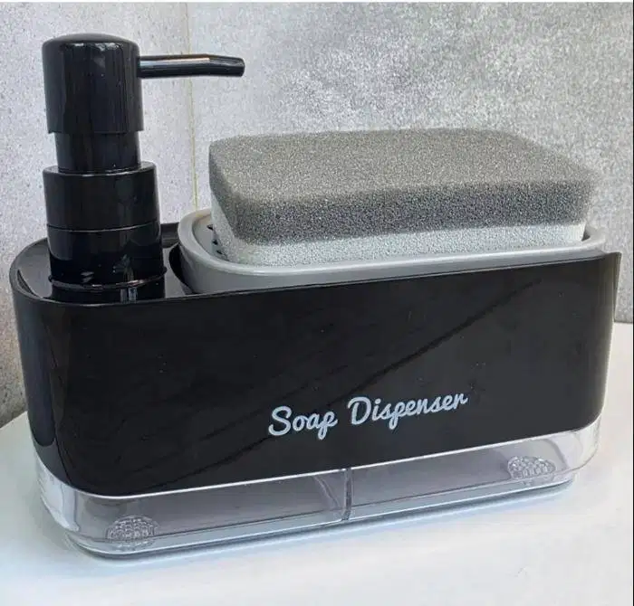 soap dispenser wadah sabun cuci piring merk ALPHA GOODS BLACK