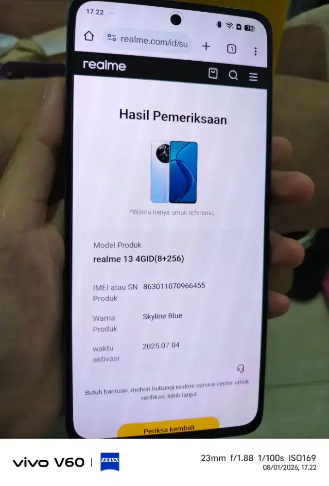 REALME 13 256 FULLSET LIKE NEW