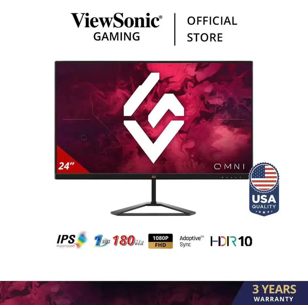 Monitor Gaming ViewSonic VX2479-HD-PRO 24 FHD IPS 180Hz