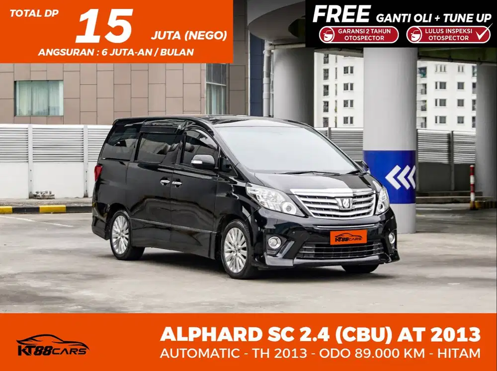 TOYOTA ALPHARD S.C 2.4 AT (CBU) AT 2013