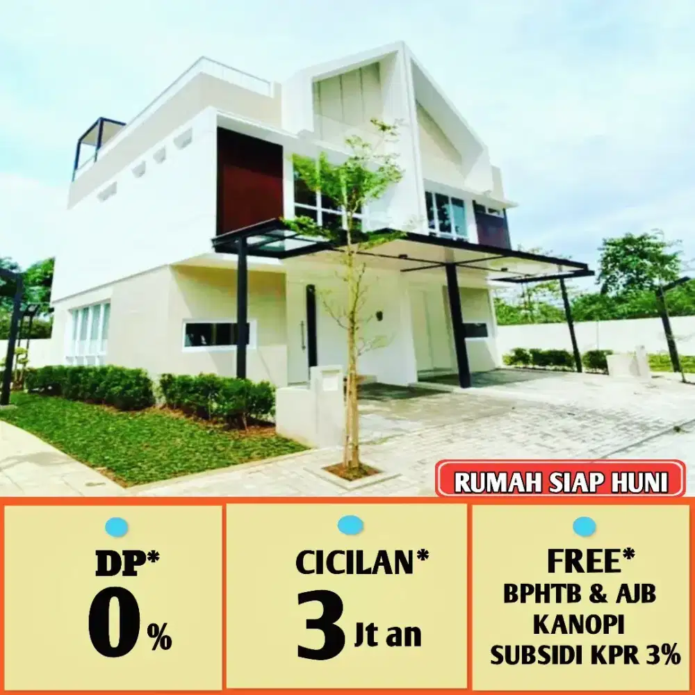 Rumah Telaga Bestari Cash/KPR DP 0%