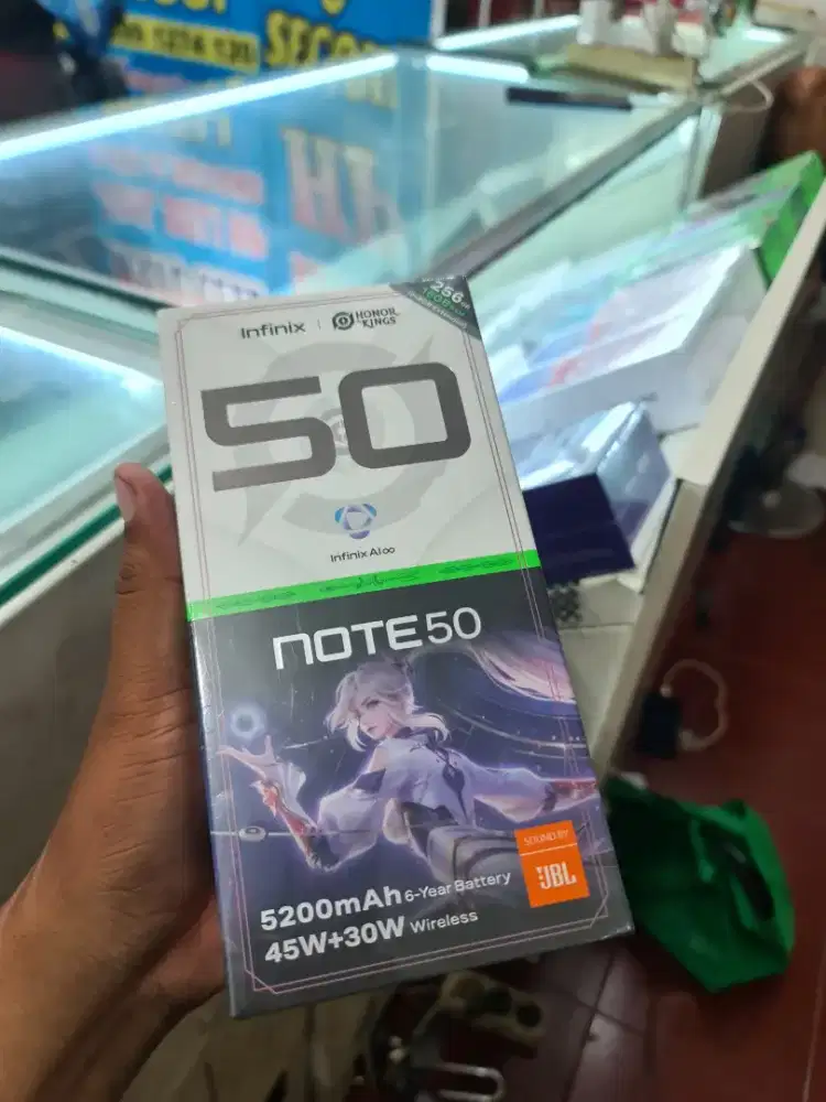 New infinix note 50 ram8/256 garansi resmi 1 tahun