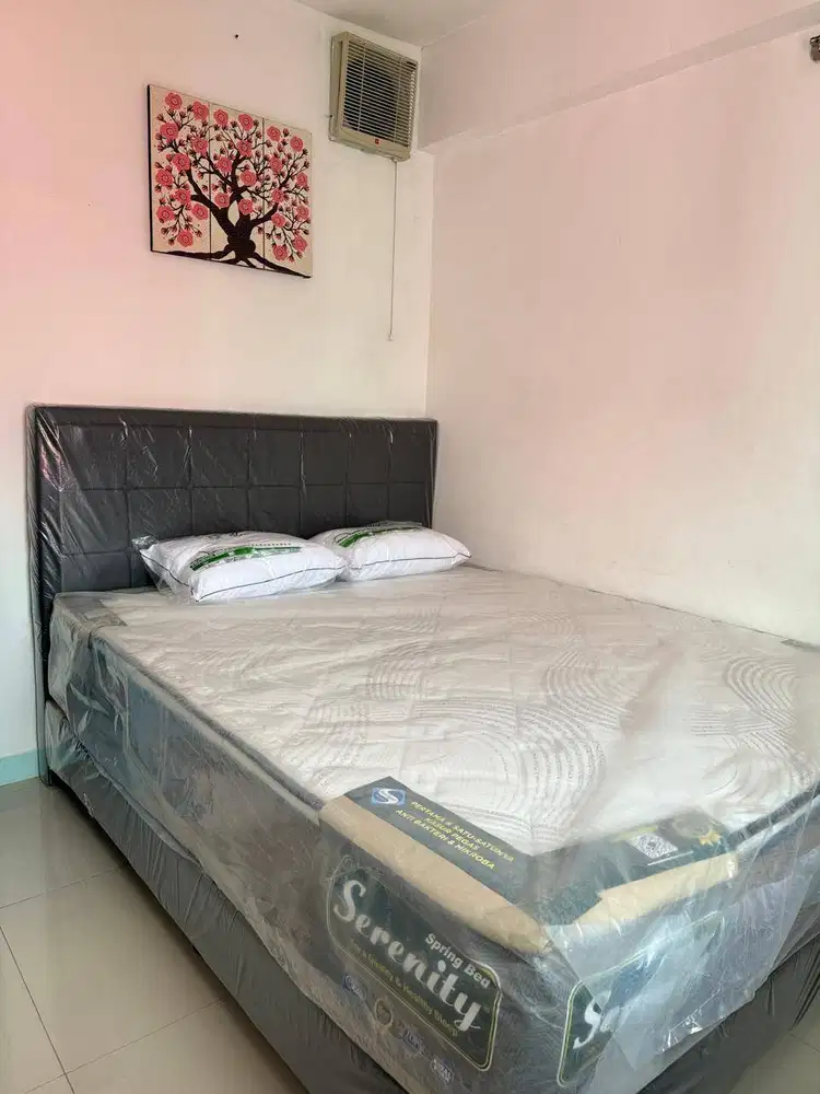 Sewa, Jual Apartemen Green Pramuka 2BR Furnished 4juta