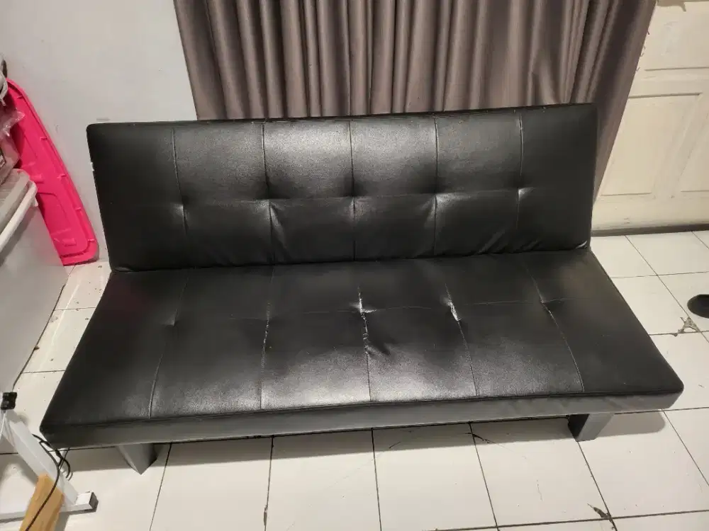 Sofabed bahan kulit