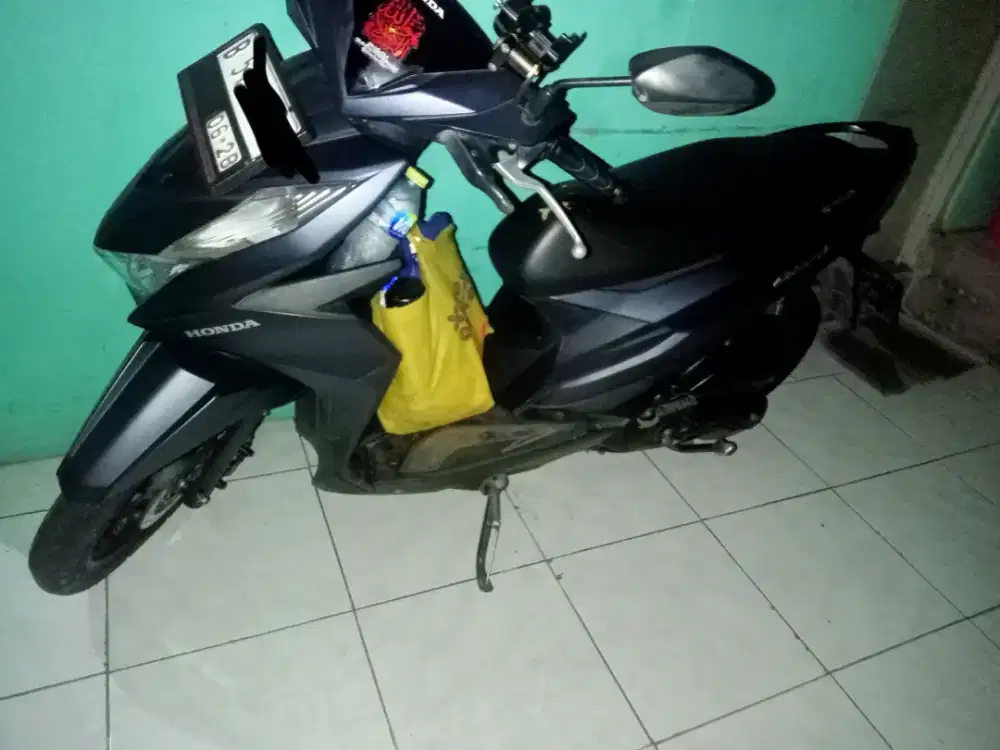 Jual Honda beat fi deluxe warna biru doff 2023 combi brake,,ada casan