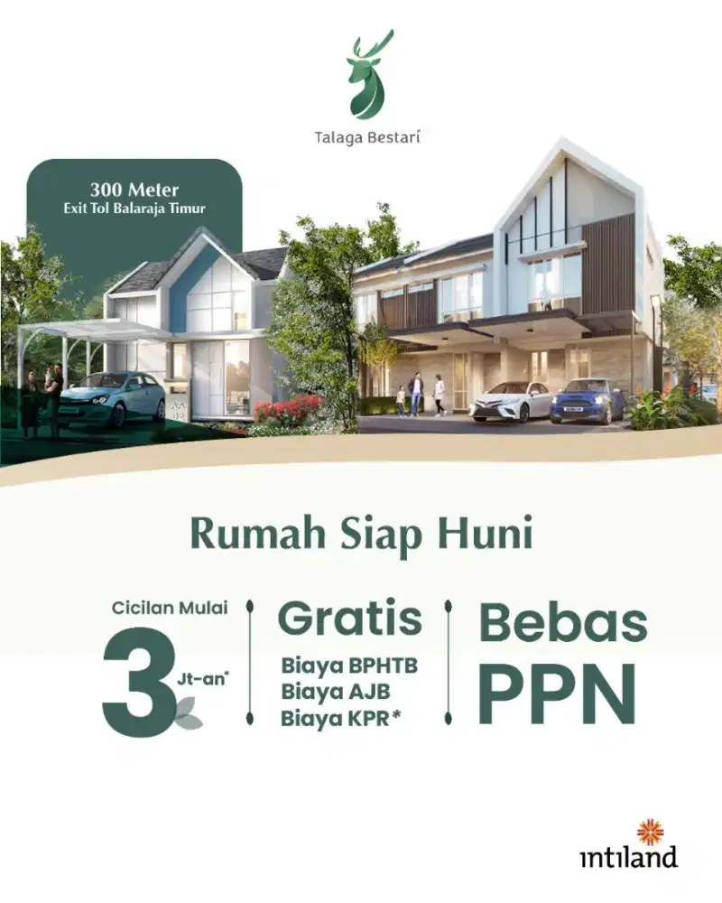 Rumah Tanah Luas Cash/KPR DP 0%