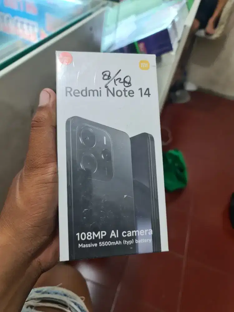 New redminote 14 ram8/128 garansi resmi 1 tahun