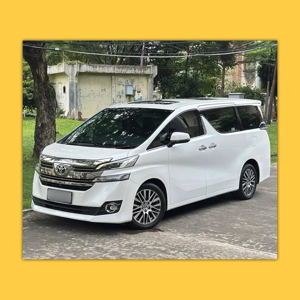 Toyota Vellfire G ATPM 2.5 2018 Putih