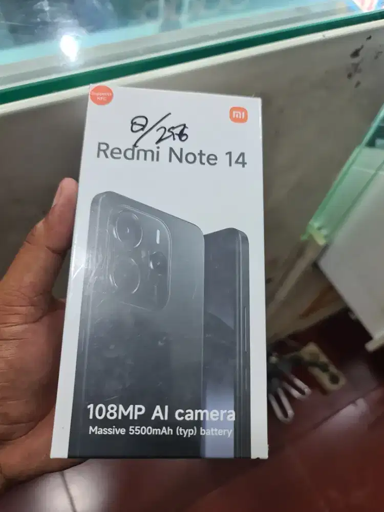 New redminote 14 ram8/256 garansi resmi 1 tahun