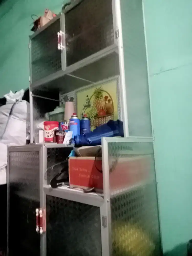 Jual aja rak piring aluminium 2 susun bagus sekali